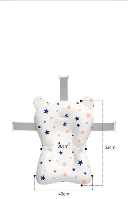 Newborn Infant Bath Adjustable Antiskid Net Baby Folding Bathtub Sling Mesh Nets Babies Shower Accessories Baby Items New Born