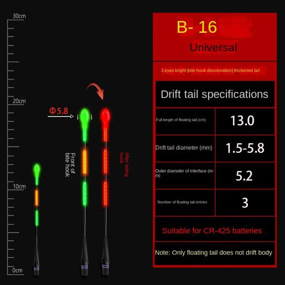 Ultra Sensitive Luminous Electronic Float Tail Electronic Floats Buoy Smart Float Top Gravity Induction Electronic Tail Drift