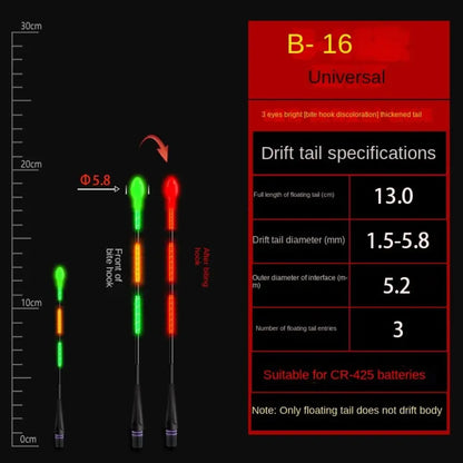 Ultra Sensitive Luminous Electronic Float Tail Electronic Floats Buoy Smart Float Top Gravity Induction Electronic Tail Drift
