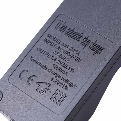 Rechargeable 18650 Battery Charger Intelligent Charge Battery Charger Auto Stop Charger Lithium Battery Charger Charger Adapter