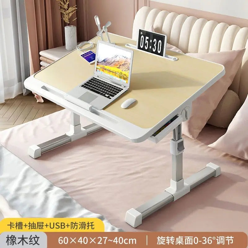 Bed Dormitory Student Writing Bed Desk Laptop Office Small Table Board Foldable Lift