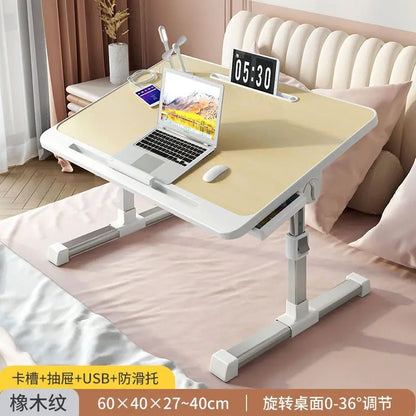 Bed Dormitory Student Writing Bed Desk Laptop Office Small Table Board Foldable Lift