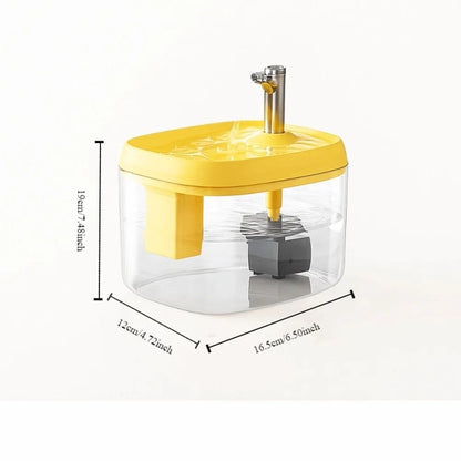 1.5L Cat Drinking Fountain Large Capacity Anti-Dry Burning Automatic Water Dispenser Quiet Operation Removable