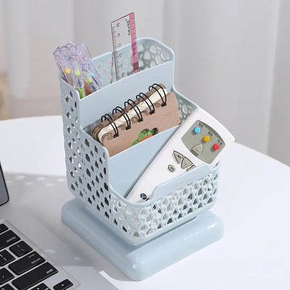 Stationery Desktop Organizer Storage Box for Pens Key Remote Control Jewelry Cosmetic Storage Home Office Stand Desktop Tidy