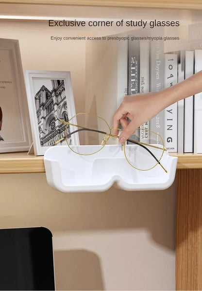 10PCS Eyeglasses Organizer Premium Sunglasses Display Case Wall Mounted No-Punch Sunglasses Organizer Home Organization