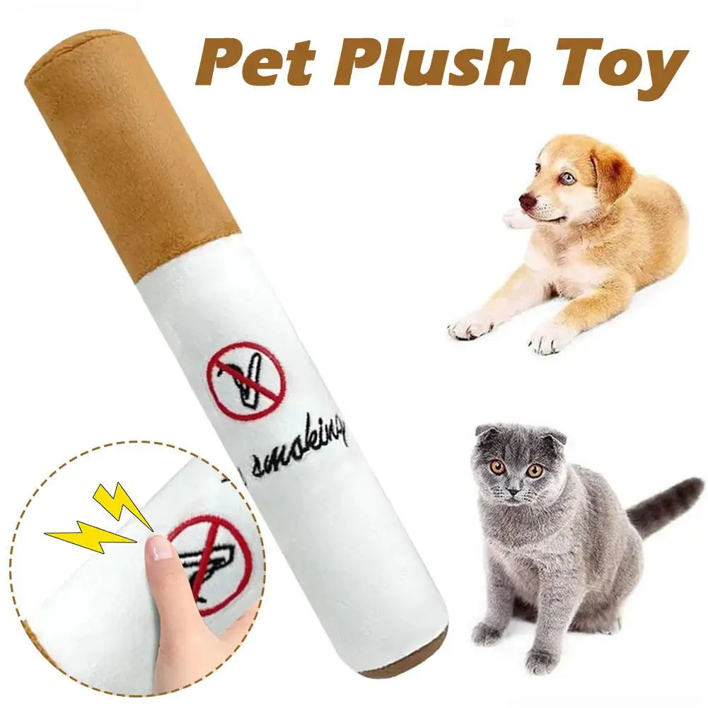 Pet Funny Toys Cigar Big Smoke Pet Plush Toy Smoke Prop Pet Toys Pet Dog Pet Accessories Training Toy Photo Supplies