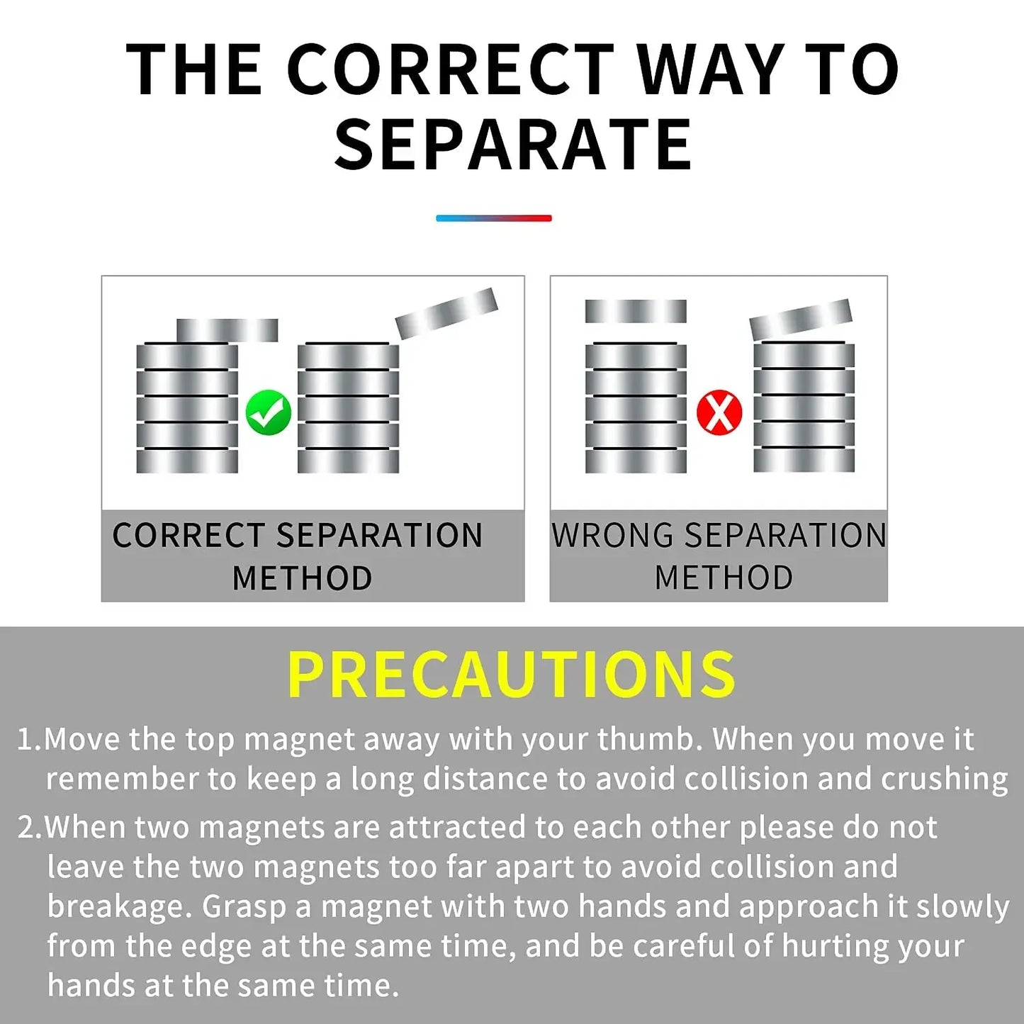 Super Powerful Magnets Strong Disc Magnets for Fridge, DIY, Building, Scientific, Craft 5x2 8x2 10x1 10x2 10x3