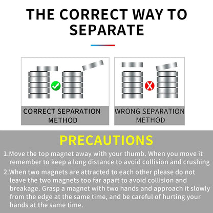 Super Powerful Magnets Strong Disc Magnets for Fridge, DIY, Building, Scientific, Craft 5x2 8x2 10x1 10x2 10x3