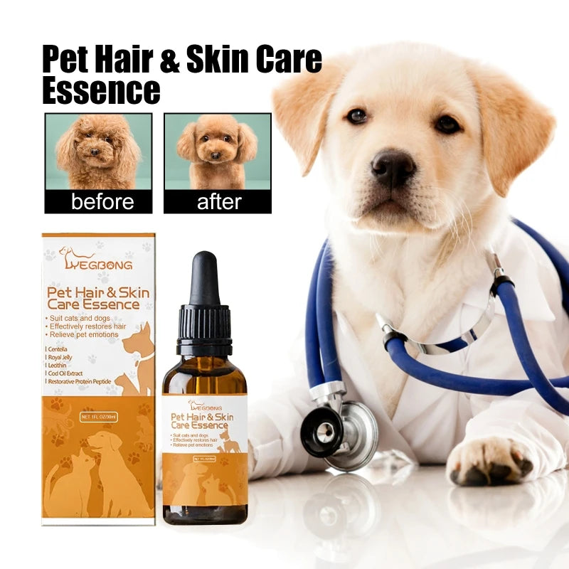 Pet Hair&Skin Care Essence Dog Hair Serum Pet Hair Serum Pet skin Repair Essence
