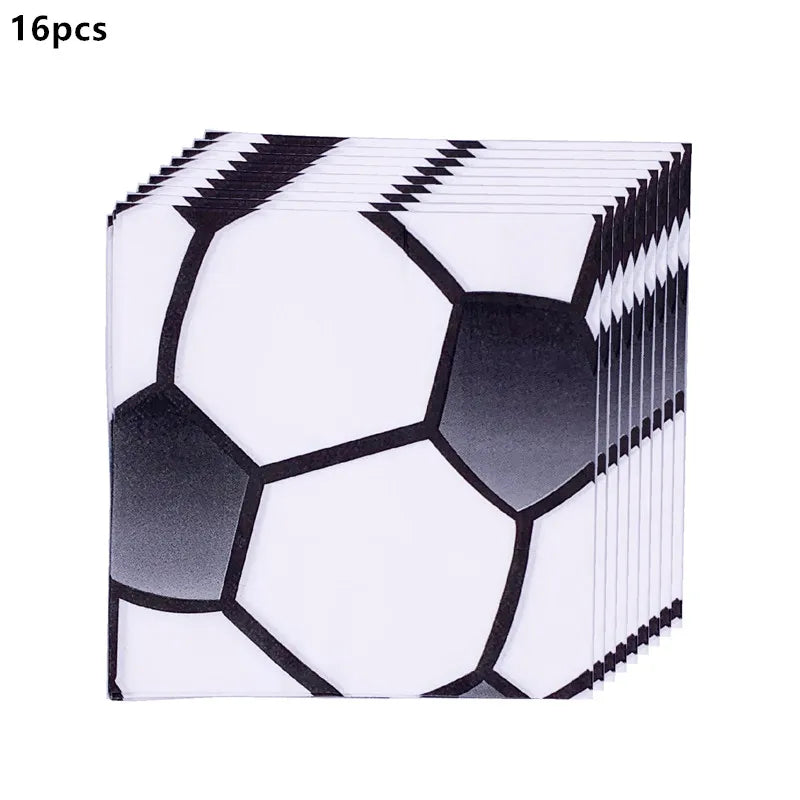 108*180cm Football Tablecloth Party Supplies Disposable Plate Tableware Party Birthday Party Decor Kids Boy Soccer Party Supplie