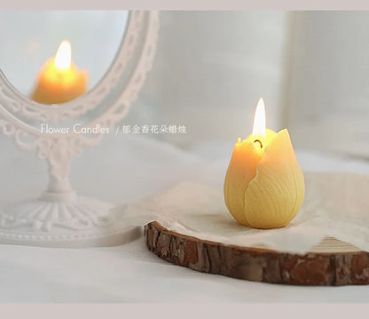 Tulip Scented Candles Gifts Handmade Birthday Gifts Decorative Ornaments Flower Shaped Candles