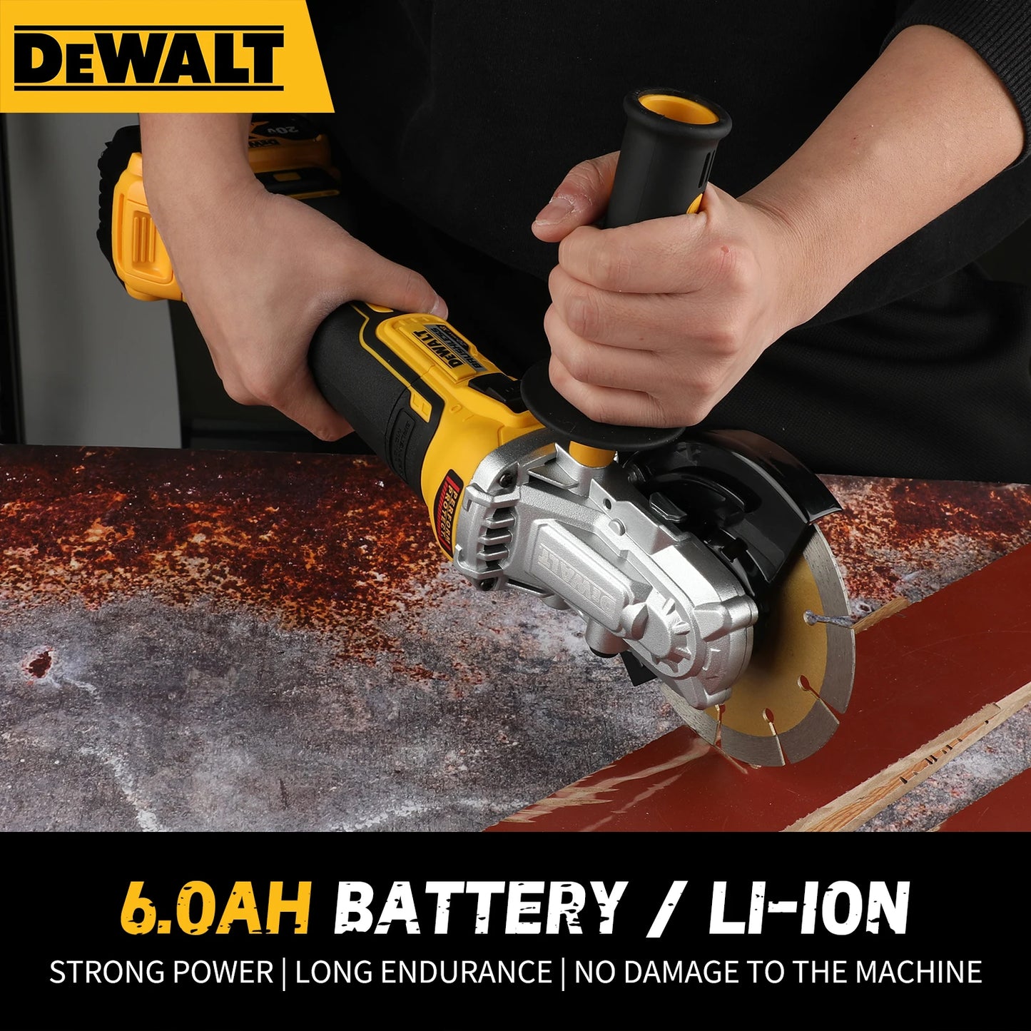 DEWALT DCG405FN Angle Grinder 20V Brushless Motor Cutting Machine 125mm Rechargeable Cordless Handheld Polishing Machine