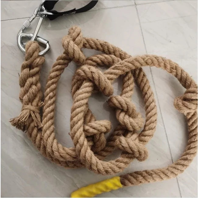 38 MM*4/6/9 M Professional Climbing Rope Strong Jute Rope Mountain Climbing Training Cord Outdoor Sports Accessories