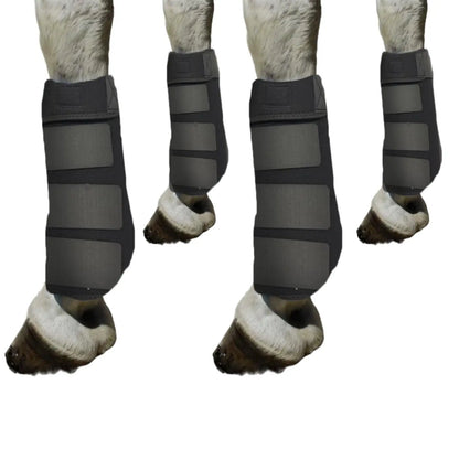 4x Horse Boots Leg Protective Leg Gear Leg Wraps Set for Training Riding