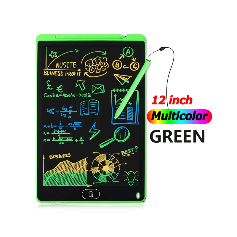 Tablets Electronic Handwriting Pad 12 inch Writing Board Drawing Tablet LCD Screen Writing Tablet Digital Graphic Toys for child