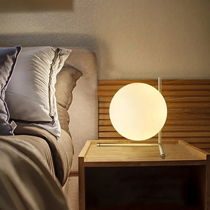 Nordic Creative Ins Style Internet Celebrity Douyin Decorative Lamp Reading Desk Study Modern and Simple Bedroom Bedside Lamp