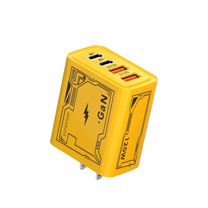 Total 120W GaN Charger For Xiaomi Fast Charging Type C QC3.0 Adapter iphone Samsung Huawei Xiaomi OPPO Realme Phone Charger