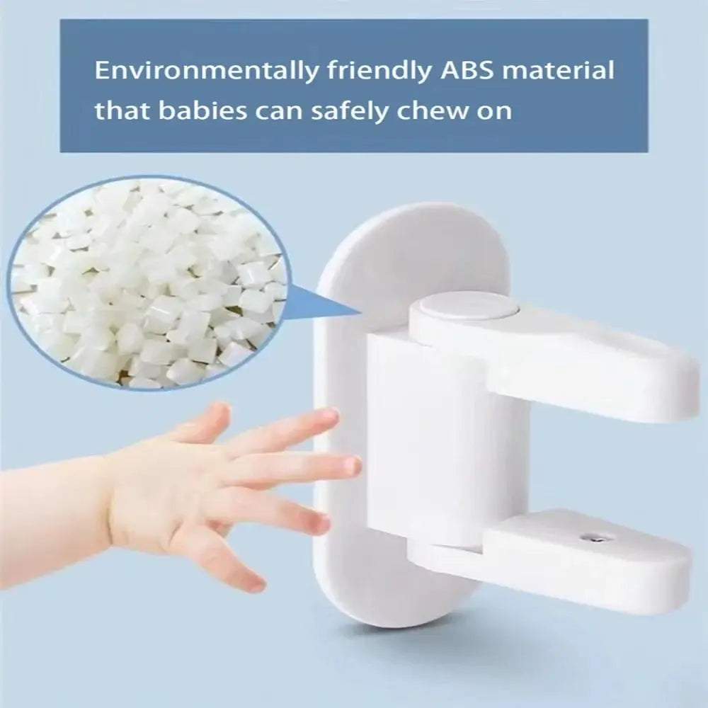 Childproof Anti-theft Door Stopper for Girls Easy-Install White Baby Safety Door Lock Universal Child Protection Locks Windows