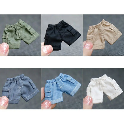 Fashion Doll Accessories For 1/11OB11 Dolls Dolls Wear Shorts Doll Clothes Doll Pocket Shorts Doll Jeans Shorts