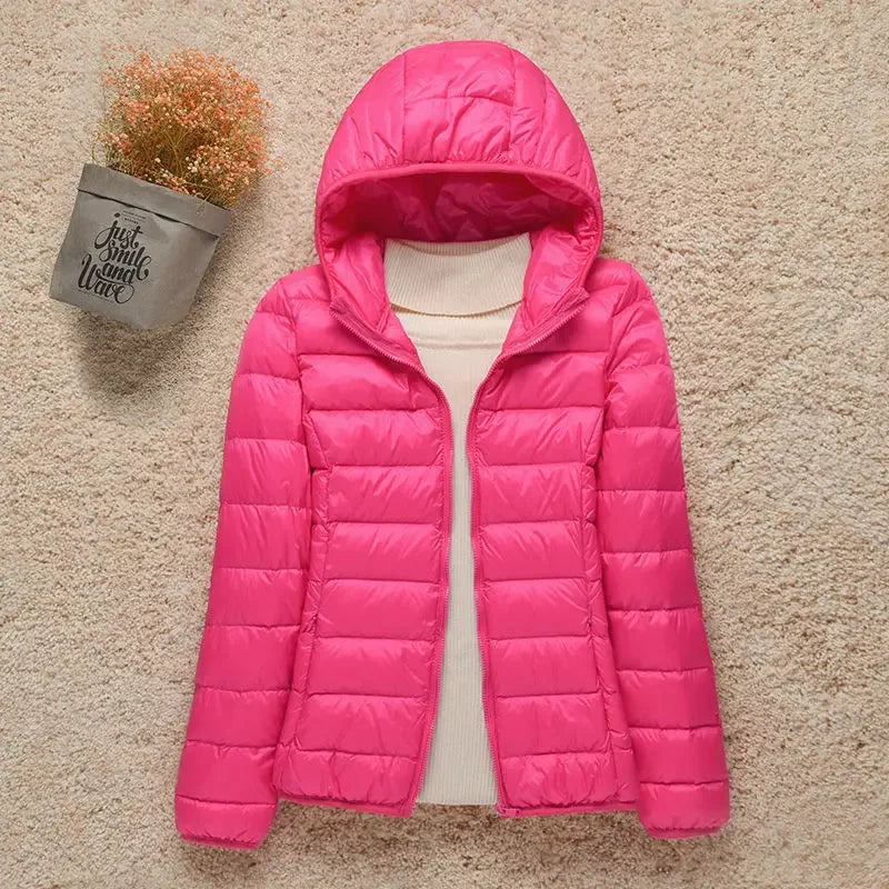 Duck Down Jacket Women Ultra Light Down Jacket All Season Feather Jacket Plus Women Overcoat Windbreaker Coats Down Coats