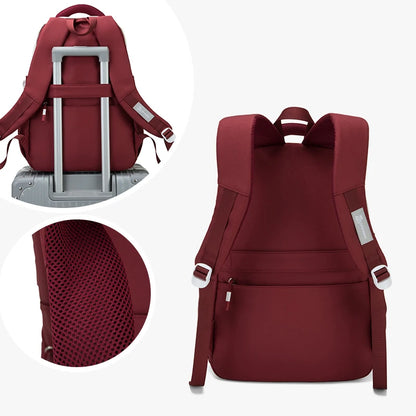 Schoolbags for Junior High School Girls with Good Looks, Korean Style Large Capacity College Style Backpacks for Women