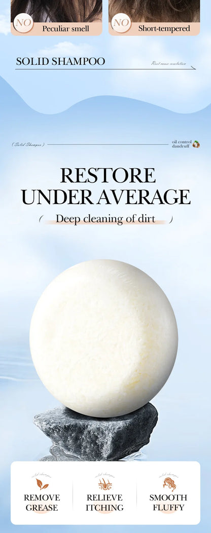 60g Coconut Shampoo Soap Deep Cleansing Hair Soap Lightening Original Strengthening Hair Roots Deep Cleansing Shampoos Hair Care