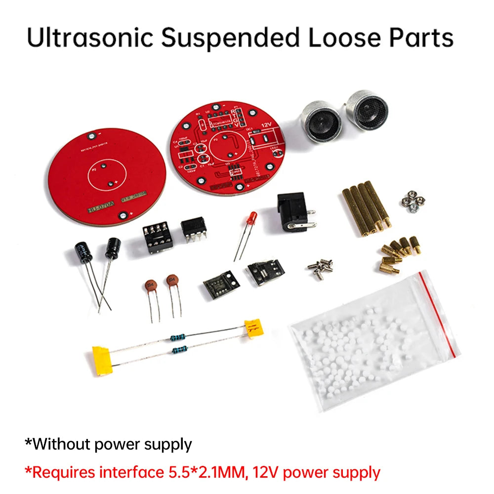 DIY Electronic Kits Ultrasonic Suspension Standing Wave Controller DIY Soldering Acoustic Suspension Science Learn Tool