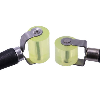 Car Soundproof Roller Thick Rubber Tire Compaction Tools Moto Auto Repair Press Wheel Car Maintenance Anti-Vibration Roller