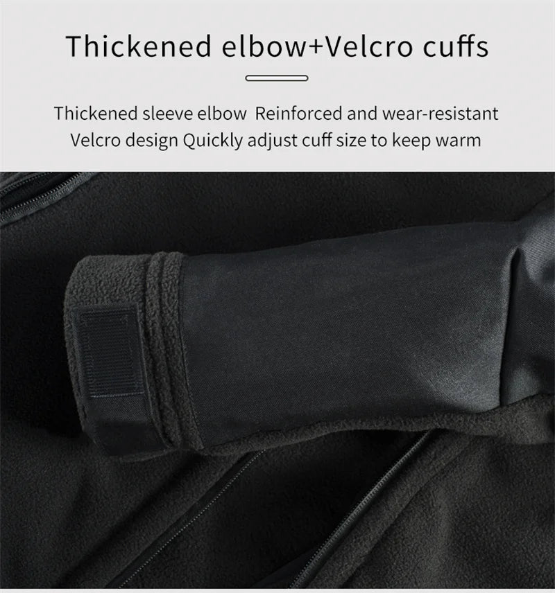 Winter Tactical Fleece Jacket Military Army Jacket Thermal Warm Camouflage Work Coats Mens Clothes Husband  Field Jacket Outwear