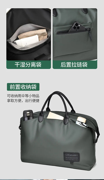 New Travel Tote Men Handbag Oxford Large Capacity Handbags For Men Briefcase Travel Crossbody Bags Waterproof Gym Luggage Bag