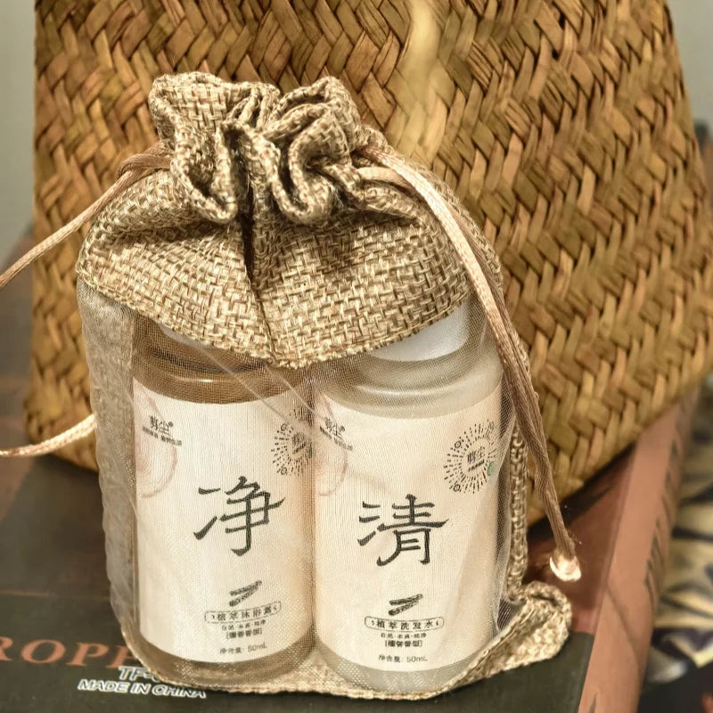 Botanical Shampoo 11 plant extracts nourish hair Elegant Sandalwood Vegan Zen Soft Silky Amino Acids Soft Mild Non-irritating