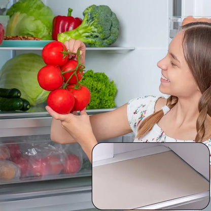 Reusable Fridge Liner Non-slip Refrigerator Shelf Liners Reusable Mats for Kitchen Cabinets Glass Shelves for Kitchen