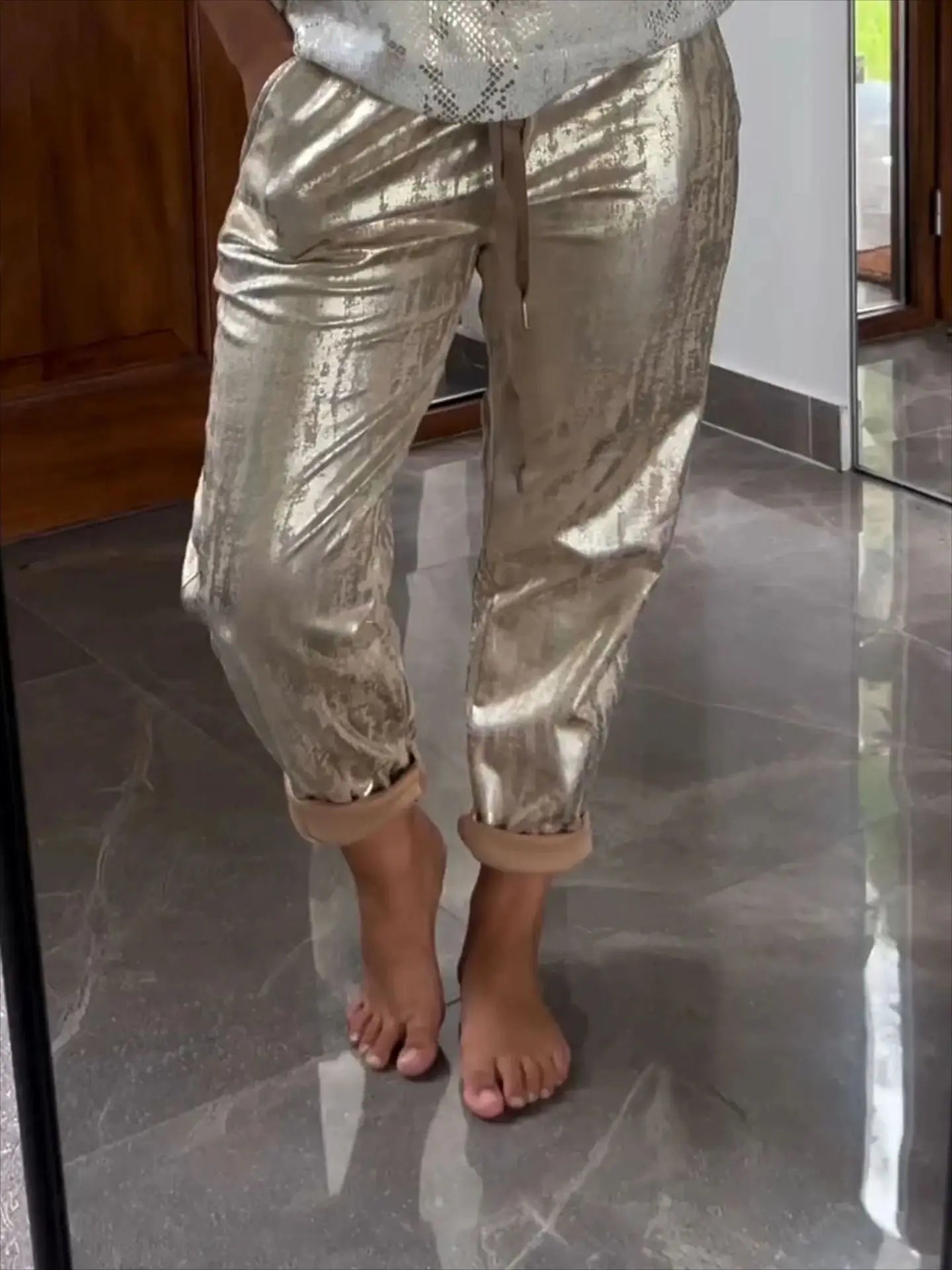 Palazzo Pants Women Casual Loose Wide Leg Long Pant