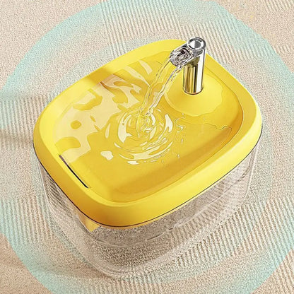 1.5L Cat Drinking Fountain Large Capacity Anti-Dry Burning Automatic Water Dispenser Quiet Operation Removable