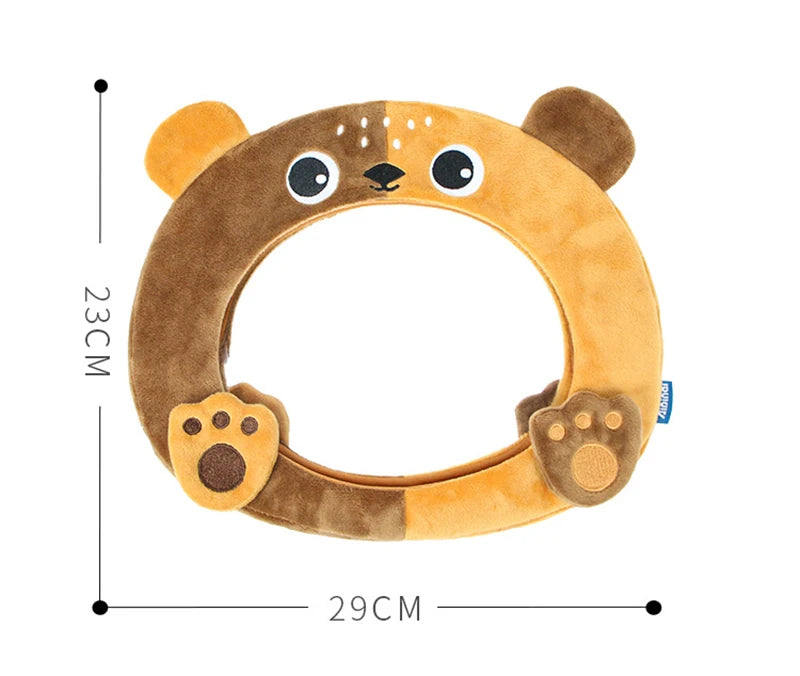 Black White View Back Seat Mirror Baby Car Mirror Safety Seat Headrest Rearview Mirror Baby Facing Rear Ward Car Kids Monitor