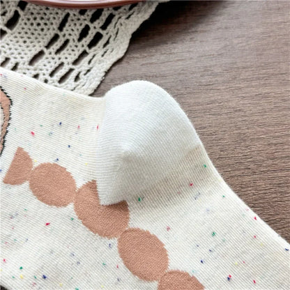 Labubu Mid Length Socks for Children Versatile Couples Trendy College Style Anime and Cartoon Department Labubu Cloth Long Socks