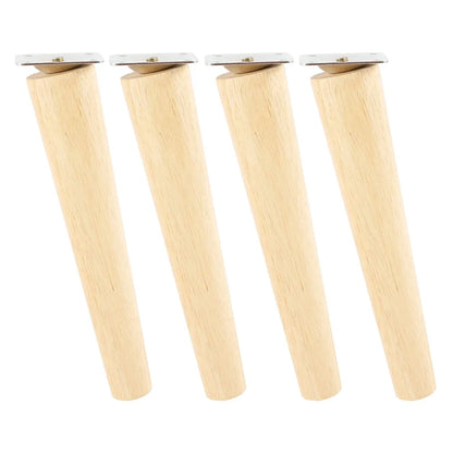 4PCS Sofa Leg Furniture Leg Screw Solid Wood Leg Wooden Table Cabinet Leg Furniture Parts Home Floor Protector