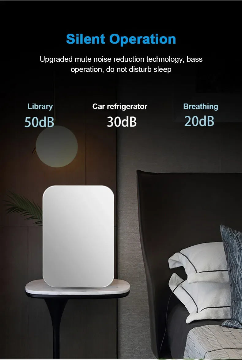 6L Mini Car Refrigerator 12V DC 220V AC Electric Portable Beauty Cooler Warmer Car Mini Fridge Ice Box for Home Camping Travel