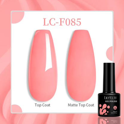 LILYCUTE 7ML Soft Gel Tip Adhesive Glue For False Tips Extend Press On Nails Nail Art Long Lasting Soak Off UV Gel Nail Polish
