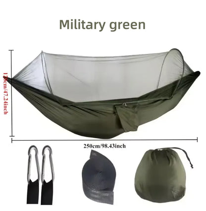 Camping hammock with mosquito net sleeping tent hammock suitable for camping hammock outdoor furniture garden leisure hammock