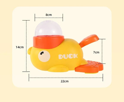 Automatic Dog Feeder Duck Design With Pedal For Feeding And Water Drinker Dogs Food Dispenser Pet Bowl