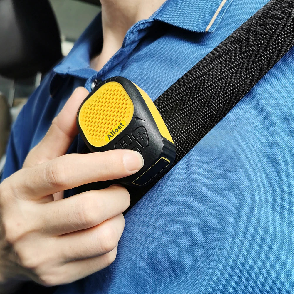 Wearable Bluetooth Speaker Magnetic Clip-On Wireless Speaker Waterproof Portable Sound with Strap for Hands-Free Music/Calls