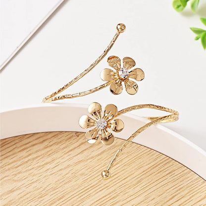 1PC Light Luxury Double Flower Curtain Buckle Gold Silver Curtain Holder Metal Curtain Strap Modern Minimalist Curtain Clip