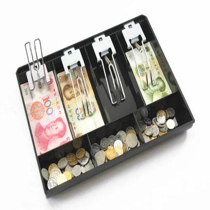 Money Counter Case Store for Cash register box 3/4/5compartments Cashier Box Cash Register Box Coin Drawer box Cash Drawer Tray