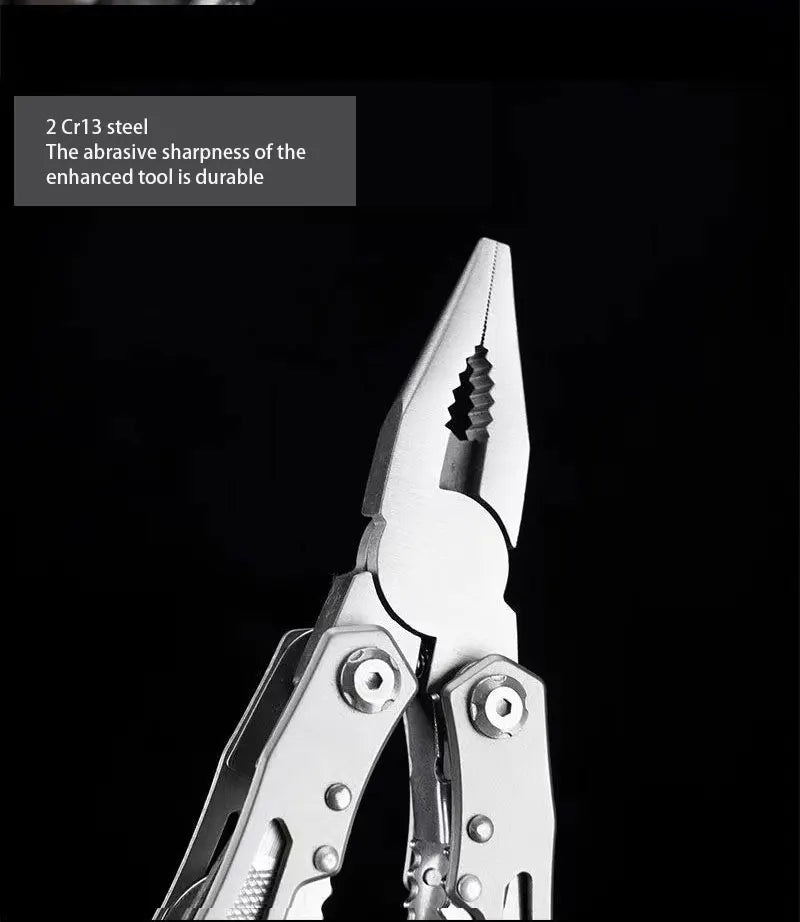Stainless Steel Pliers Outdoor Knife Combination Folding Car Convenient Knife Pliers Pliers Multifunctional Tools