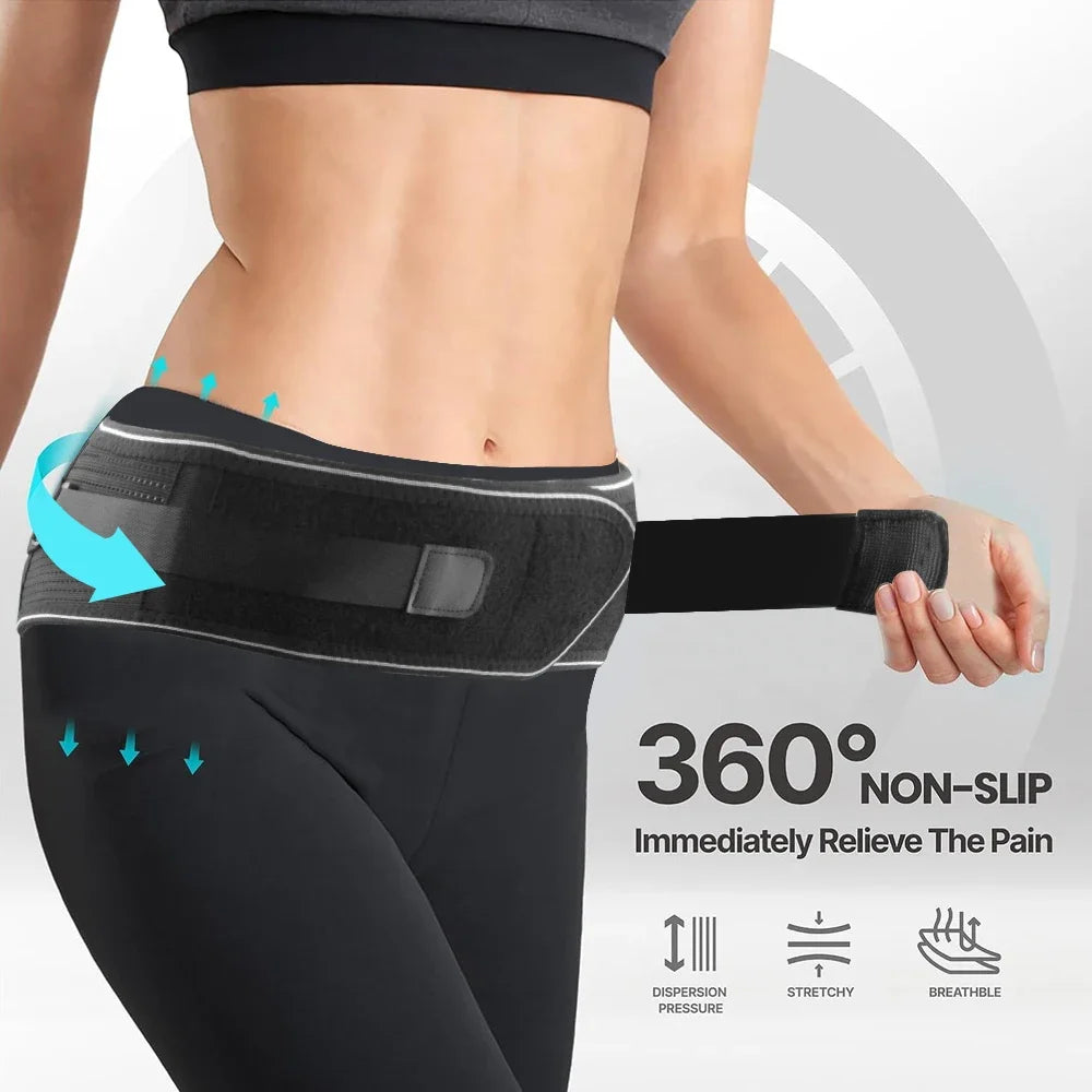 1PCS Lightweight Back Brace for Lower Back Pain – Breathable Mesh Design & Adjustable Straps-Ideal for Men & Women Under Clothes