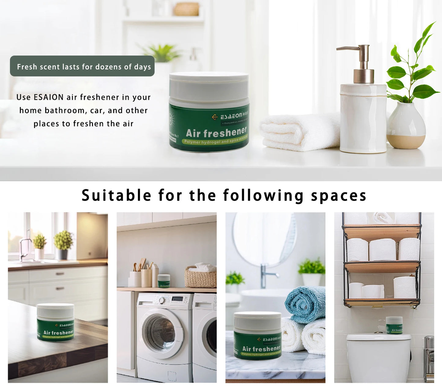 Solid Perfume Air Freshener For Car Bathroom Pet Shop Decoration Home Cleaning Air Purification Deodorization Antibacterial