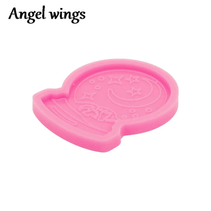 DY1206 African Tribal Symbols Badge Reel Mold Epoxy Resin, Medical,Medical, Physical Therapy, Pharmacy Nursing Chocolate Moulds