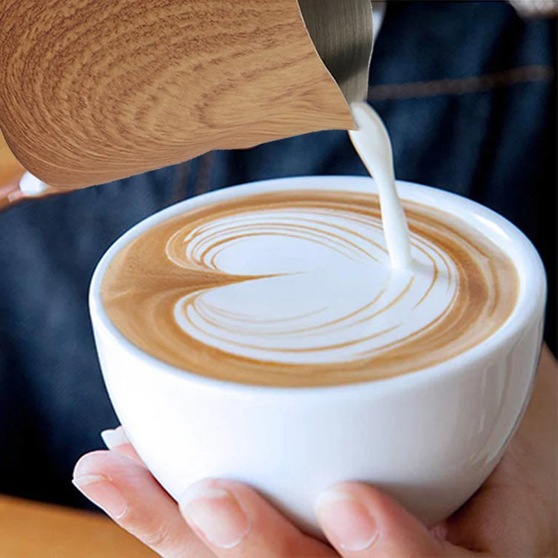 Coffee Latte Milk Frothing Jug Milk Frother Pitcher Stainless Steel Jug Espresso Barista Pitcher Milk Pot Coffee Accessories