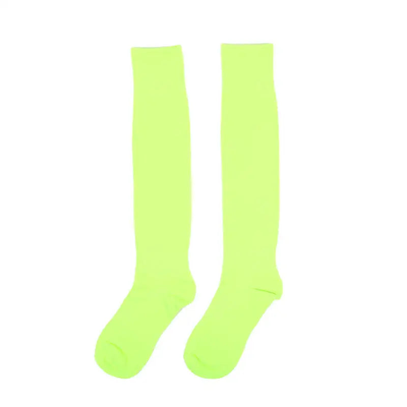 Football Sports Socks Long Knee Cotton Solid Color Kids Legging Stockings Soccer Baseball Ankle Adults Children Socks